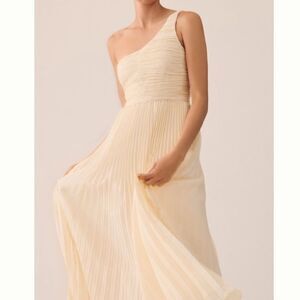 Forever That Girl One-Shoulder Pleated Dress